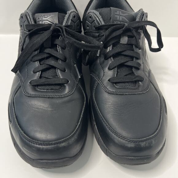 Kuru Kinetic Mens Size 13 Black Athletic Leather Walking Shoes Sneakers - Picture 5 of 10